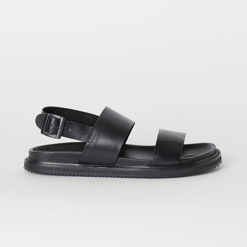 NWOT H&M Men Leather sandals